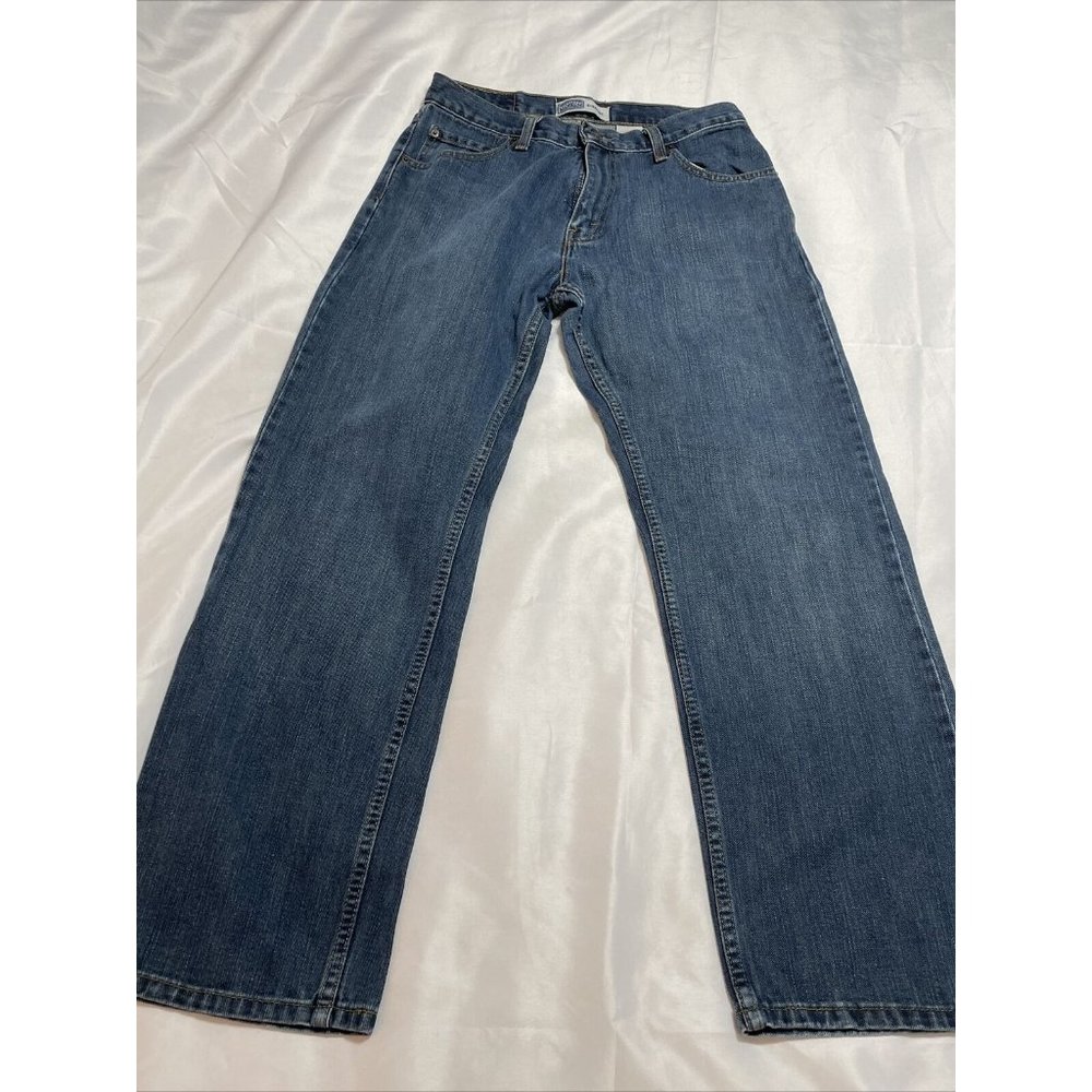 LEVI'S Signature MEN’S STRAIGHT FIT Denim Blue JEAN Pants SIZE 30 X 30 - Picture 9 of 9